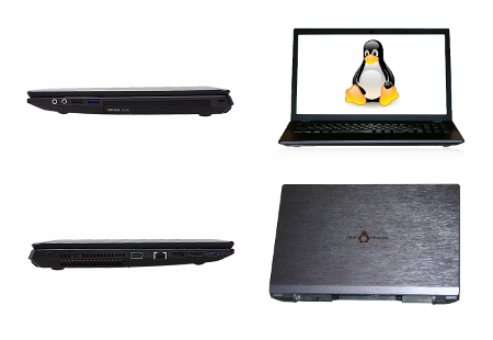 Adelie Penguin GNU/Linux notebook
