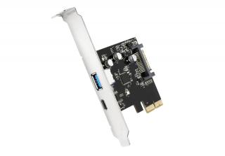 PCIe to USB 3.1 (Type A + Type C) Expansion Card 10Gbps Gen II w/ Full &amp; Low Profile Brackets (TPE-PCIEUSB31AC)