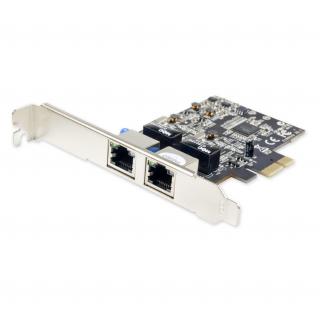 PCIe Gigabit Ethernet Card Dual Port w/ Full &amp; Lowprofile Brackets (TPE-1000MPCIE)