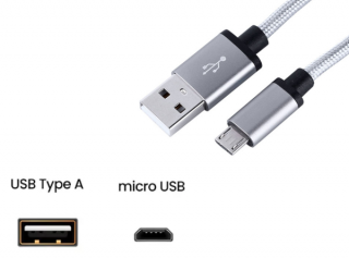 High Quality Nylon 3FT Micro USB Cable To USB-A (TPE-3FTMICRCBL)