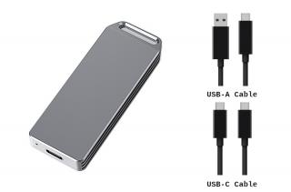 Penguin Mini NVME USB 3.1 Type-C &amp; A SSD Drive (512GB-2TB, TPE-SSDXXXUSB)