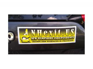 NHexit.US Bumper Sticker: NH Independence: Freedom From Washington DC Politicians
