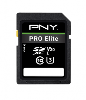 PRO Elite Class 10 U3 V30 SDXC Flash Memory Card​ (TPE-PNYPROEL, 256GB up to 1TB)