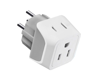 US to Type H Plug Adapter for Israeli Power Outlets (TPE-USISPWPL)