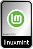 Powered by Linux Mint Aluminum Case Badge