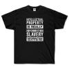Intellectual Property Is Information Slavery Men's T-Shirt