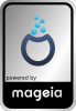 Powered by Mageia Aluminium Case Badge 