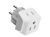 US to Type H Plug Adapter for Israeli Power Outlets (TPE-USISPWPL)