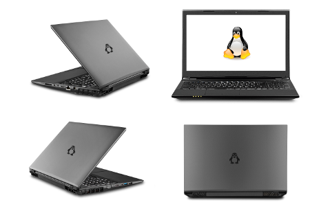 T2 Penguin GNU/Linux notebook